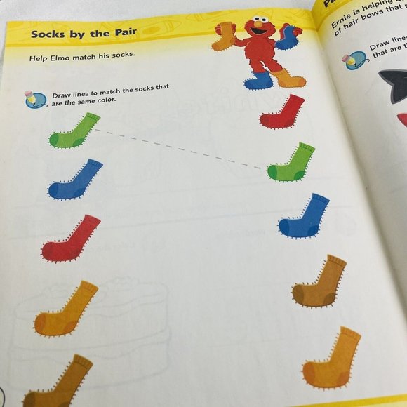 Pre-1st Grade Learning Books Shapes Colors Math Children Eduction Ready - Picture 6 of 10
